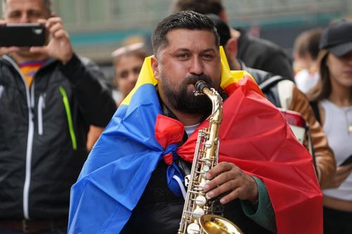 România - Belgia. Fanii se strâng înainte de meci