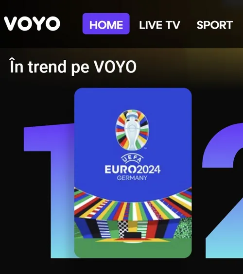 Probleme cu VOYO  Platforma de streaming deținută de ProTV  s-a blocat  de mai multe ori pe perioada meciurilor de la Euro