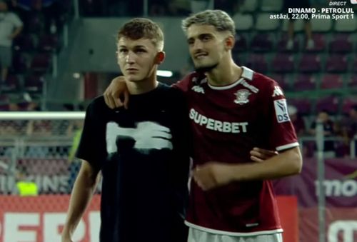 Rapidistul Albion Rrahmani s-a accidentat în meciul cu CFR Cluj