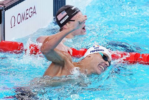 David Popovici, medalie de aur la 200m liber la JO Paris 2024 FOTO: Imago