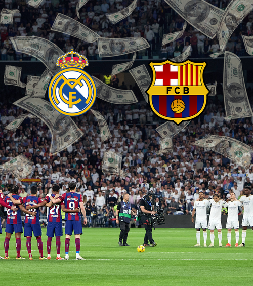 EL CLASICO  Cât câștigă  Real Madrid și Barcelona după un singur meci amical