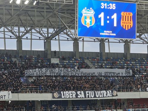 Protestele de la Steaua - CSM Reșița