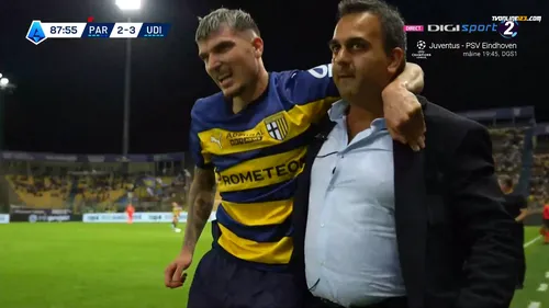 Parma - Udinese: Accidentare Valentin Mihăilă