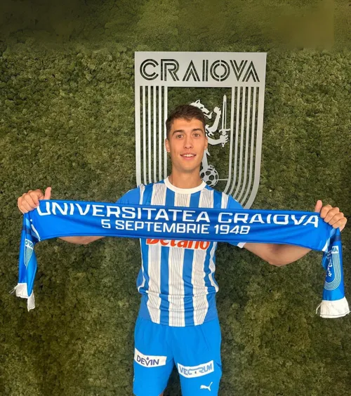 Universitatea Craiova se întărește   Oltenii au anunțat  transferul  lui Iago Lopez