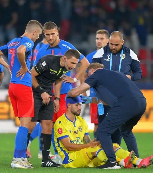 FCSB - Petrolul  Haos pe Ghencea:   capete sparte , gaze lacrimogene, schimbări pe bandă rulantă și un „roșu” direct