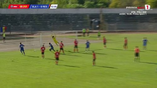 Slatina - Reșița 2-0 Captură Prima Sport