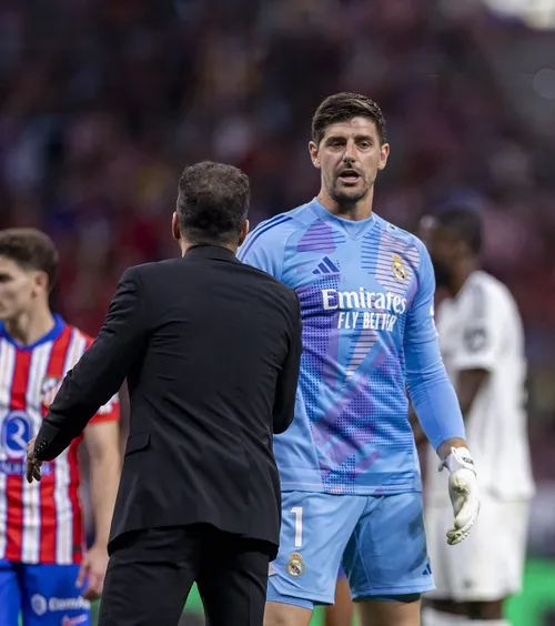 Simeone îl critică pe Courtois  De la ce a pornit scandalul în Atletico - Real Madrid: „Dacă  provoci oamenii , e normal ca aceștia să fie furioși”