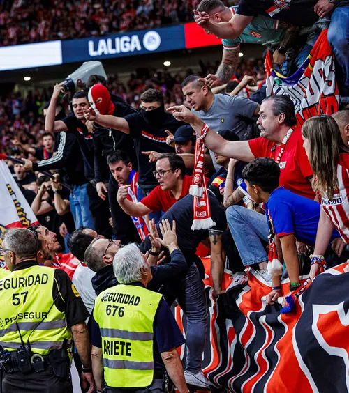 Atletico Madrid, sancționată  Sectorul sudic de pe  Metropolitano, închis  după incidentele din derby-ul cu  Real Madrid