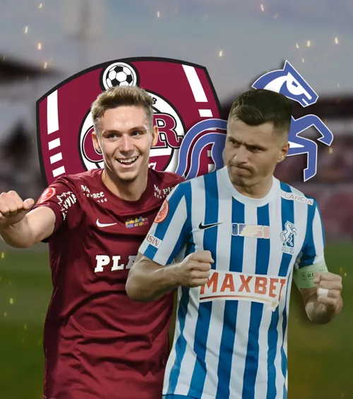 CFR Cluj - Poli Iași 2-1   Echipa lui Dan Petrescu  urcă pe podium , după un meci cu „roșu”  și cu emoții pe final. Prima înfrângere pentru Săndoi