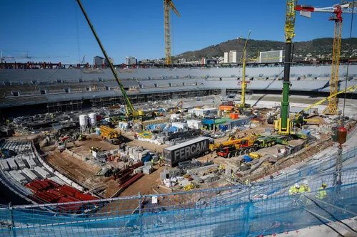 Cum arată Camp Nou   Barcelona  a publicat imagini cu stadiul lucrărilor la noua arenă