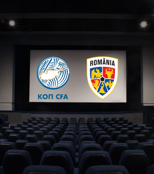 Premieră pentru România  Meciul cu Cipru se vede și  la cinema , în București: „Naționala joacă fotbal ca-n filme”