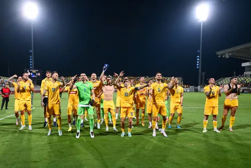 Bucurie după meci Cipru - România / Foto: Raed Krishan - GOLAZO.ro