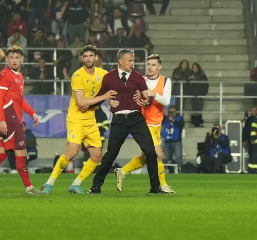 România U21 - Elveția U21, reacție Daniel Pancu. Foto: Iosif Popescu