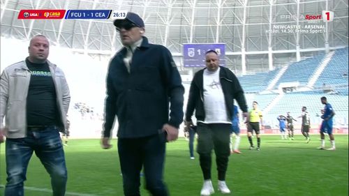 Adrian Mititelu, proteste la FCU Craiova - Ceahlăul Capturi Prima Sport