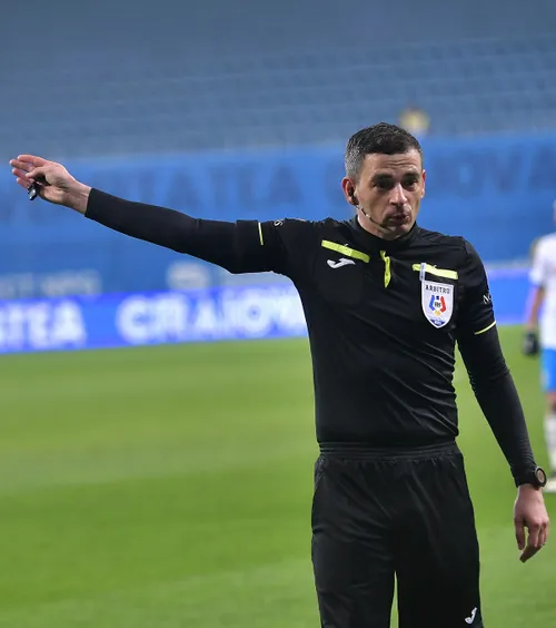 Cine arbitrează Craiova - FCSB   „Centralul” are doar  două meciuri  în acest sezon de Liga 1