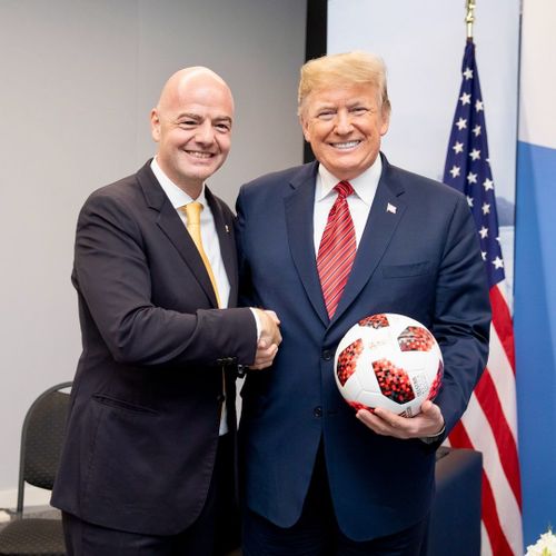 Gianni Infantino si Donald Trump