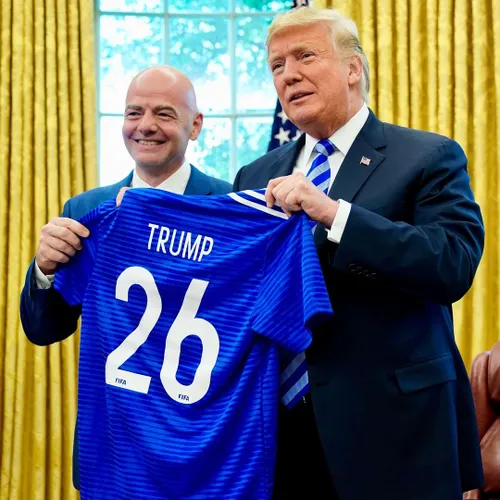 Gianni Infantino si Donald Trump