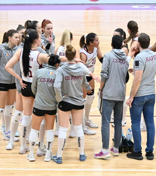 Final de parcurs european   CS Rapid , eliminată din Cupa Challenge la volei feminin