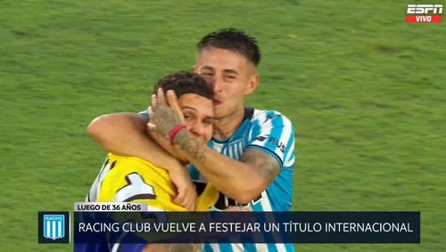 Racing câștigă Copa Sudamericana. Capturi ESPN