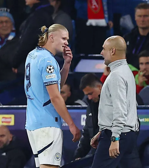 Contrazis de GuardiolaPep consider&#259; c&#259; nu Erling Haaland este vinovat pentru &icirc;nfr&acirc;ngerile suferite de Manchester City: &bdquo;Exist&#259; dou&#259; op&#539;iuni&rdquo;