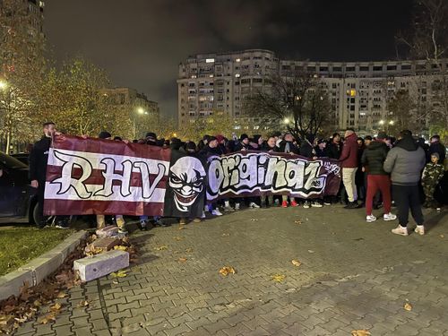 Fanii Rapidului pregătiți de derby-ul cu Dinamo/ Foto: GOLAZO.ro.jpeg