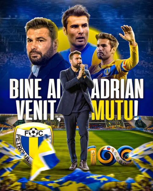 OFICIAL   Adrian Mutu  este noul antrenor Petrolului. Pe ce perioadă a semnat cu echipa din Ploiești