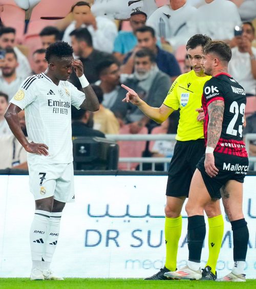 Supercupa Spaniei  Real Madrid-Mallorca, meci cu scandal.  Vinicius, Maffeo și Asencio  au avut ceva de împărțit. Arbitrul n-a notat nimic în raport!