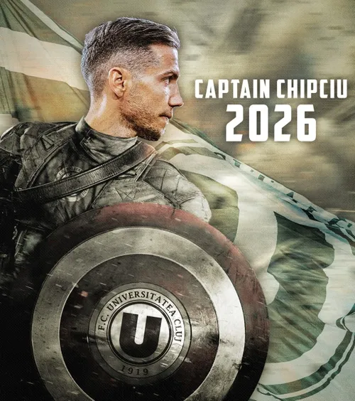 „Captain Chipciu”  Alexandru Chipciu  și-a prelungit contractul cu U Cluj până în 2026