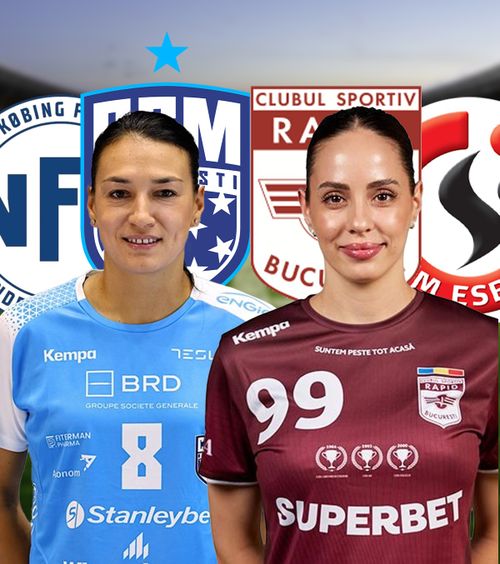 Rapid - Esbjerg 26-28  Nou eșec pentru giuleștence în  Liga Campionilor EHF . CSM București, victorie cu Nykobing