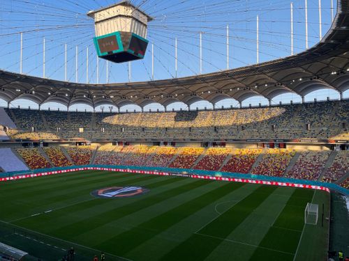 Arena Naţională, înainte de FCSB-PAOK. Foto: GOLAZO.ro