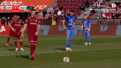 CFR Cluj - Gloria Buzău, 1-0 / Foto: Captură Prima TV