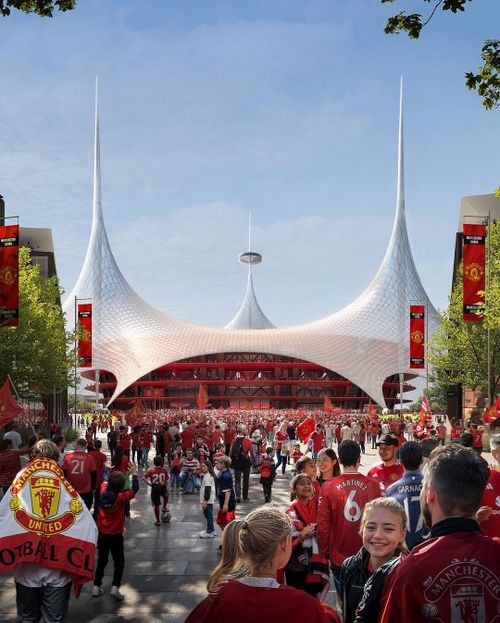 Noul stadion Old Trafford. Foto: Foster+Partners/Manchester United