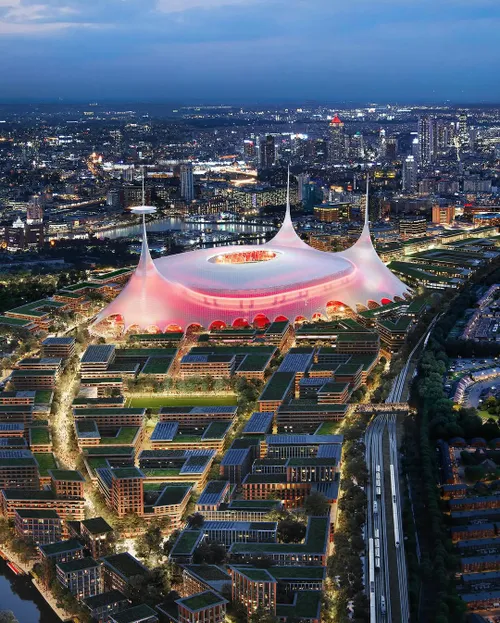Noul stadion Old Trafford. Foto: Foster+Partners/Manchester United