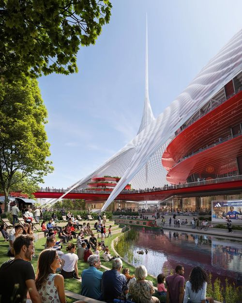 Noul stadion Old Trafford. Foto: Foster+Partners/Manchester United