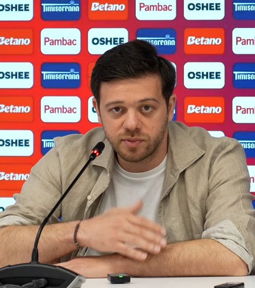 „Declarațiile au fost rostogolite” Angelescu a venit la conferință înainte de Metalul - Rapid și a vorbit despre  relația sa cu Șumudică