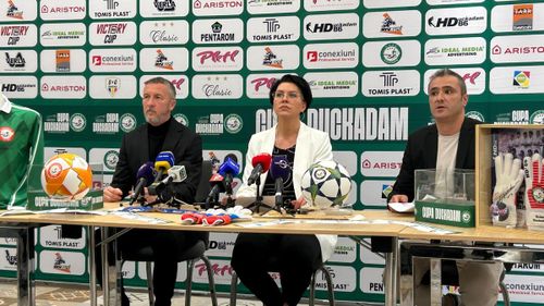 Conferință de presă Mihai Stoica și Alexandra Duckadam pentru „Cupa Duckadam”/ Foto: Iosif Popescu - GOLAZO.ro.jpeg