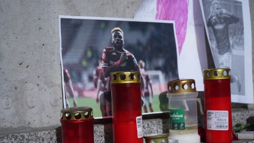 Omagiu pentru Boupendza în Giulești, foto GOLAZO.ro