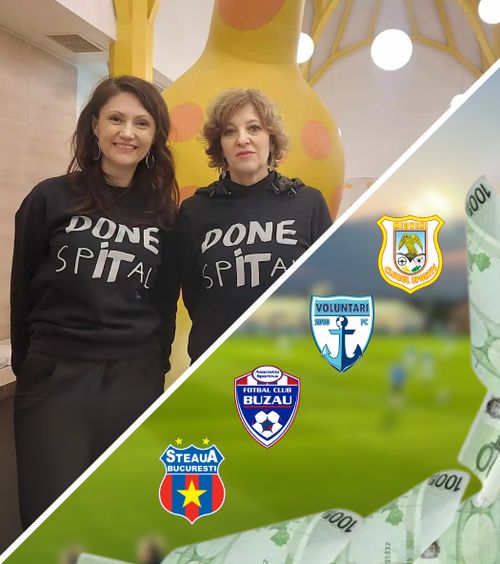 Fotbal pe bani publici vs spital din donații!  Finanțarea publică a cluburilor în 2 ani:   35% peste costurile spitalului de copii  ridicat de Asociația Dăruiește Viață în 5 ani