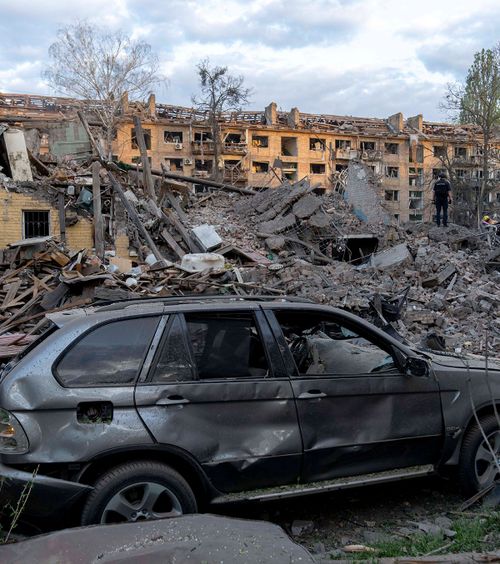 Consecințele atacului brutal al Rusiei asupra Kievului Foto: Imago