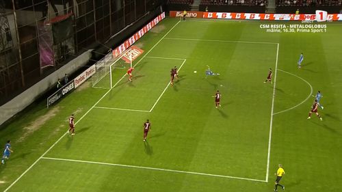 Denis Alibec, supergol în CFR Cluj - Farul/ Foto: captură ecran Prima Sport.jpeg