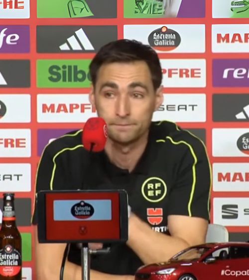 Arbitrii s-au săturat   A început să plângă la conferința de presă, după ce a fost   atacat public de Real Madrid : „Nu vom mai permite asta!”