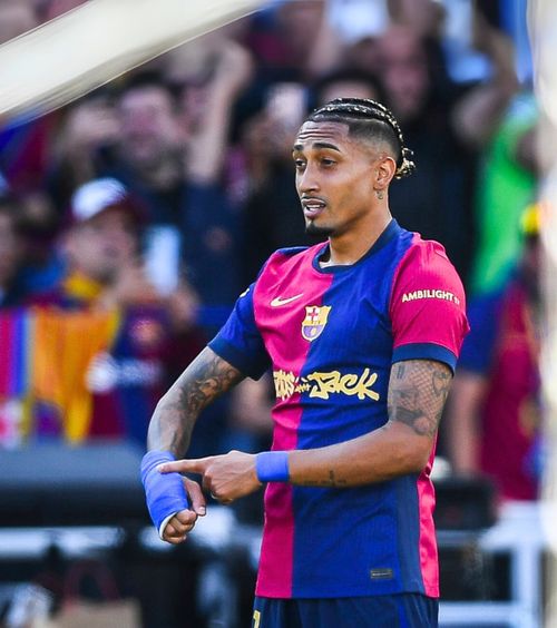 Gestul lui Raphinha   Starul brazilian a trimis un mesaj despre   acuzațiile de dopaj , în El Clasico