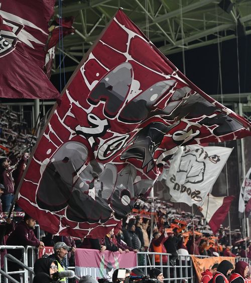 FCSB, dată de gol de rivali  Peluza Nord Rapid a publicat imagini cu   scenografia  pregătită de roș-albaștri la meciul cu Universitatea Craiova