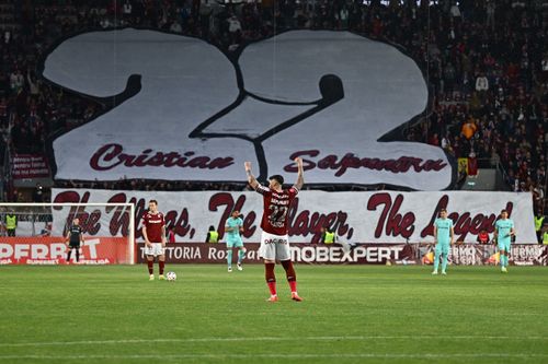 Rapid - CFR Cluj, scenografie în onoarea lui Cristian Săpunaru/ Foto: Raed Krishan - GOLAZO.ro.jpeg
