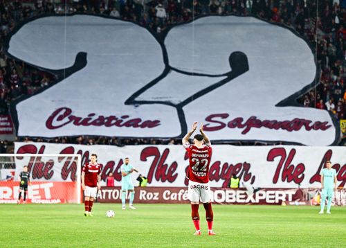 Rapid - CFR Cluj, scenografie în onoarea lui Cristian Săpunaru/ Foto: Raed Krishan - GOLAZO.ro.jpeg