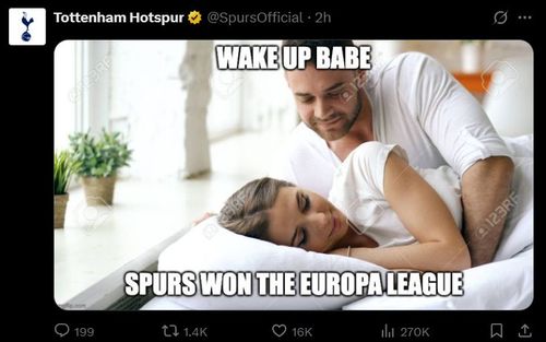 „Trezește-te, iubito, Spurs au câștigat Europa League”