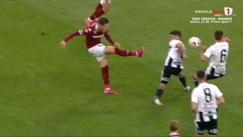 Henț Iulian Cristea, U Cluj - Rapid, foto captură Prima Sport (3).jpeg