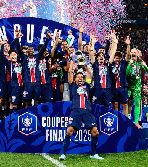 PSG a câștigat Cupa Franței   Parizienii s-au impus lejer în   finala cu Reims  și pot reuși o triplă istorică