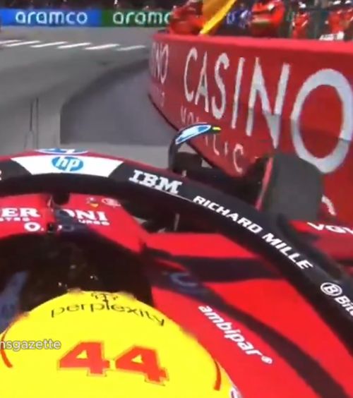 Hamilton, weekend de coșmar   Pilotul Ferrari   s-a izbit de perete cu 280 km/h  în antrenamentele de la Monaco și a fost penalizat în calificări