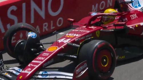 Accident Lewis Hamilton (1).jpegLewis Hamilton, accident în antrenamentele pentru Marele Premiu de la Monaco. FOTO: captură video x.com/F1